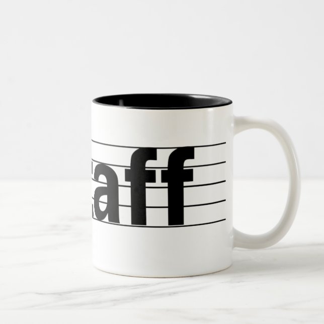 De Café Em Dois Tons Caneca dos funcionarios (Direita)