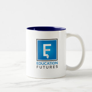 De Café Em Dois Tons Caneca dos futuros da educação - azul