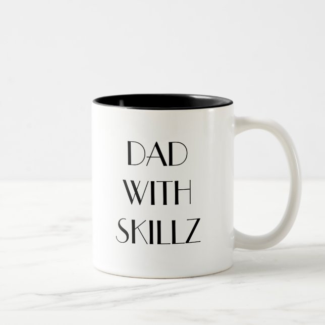 DE CAFÉ EM DOIS TONS CANECA DOS PAIS SKILLZ (Direita)