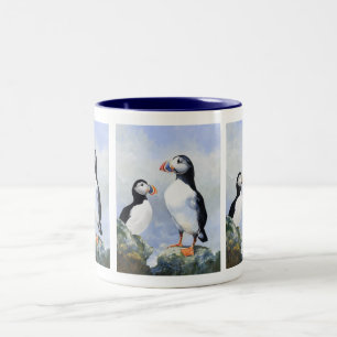 De Café Em Dois Tons Caneca dos papagaio-do-mar