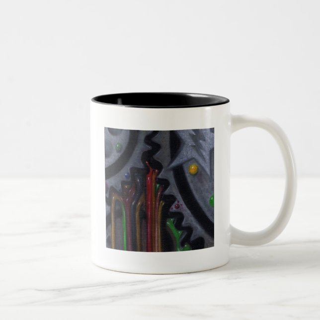De Café Em Dois Tons caneca dos pensamentos (Direita)