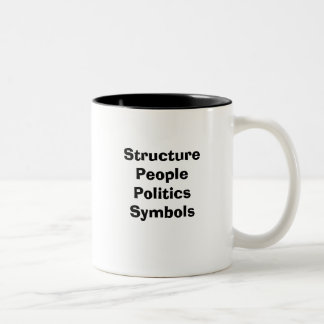 De Café Em Dois Tons Caneca dos quadros