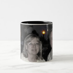 De Café Em Dois Tons Caneca dos restaurantes
