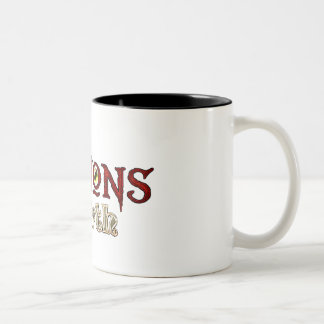 De Café Em Dois Tons Caneca dos sequazes