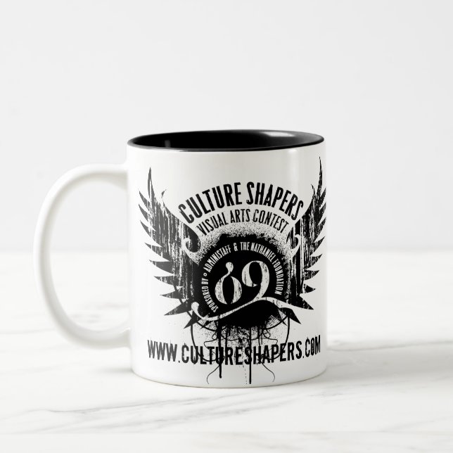 De Café Em Dois Tons Caneca dos Shapers da cultura (Esquerda)