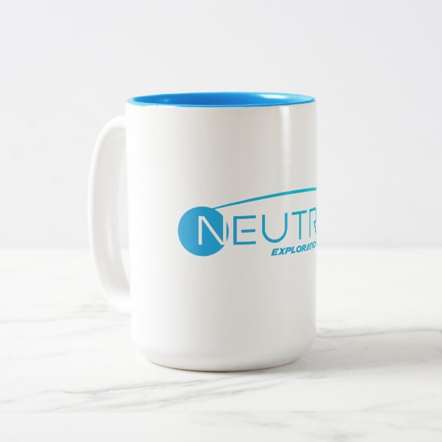 De Café Em Dois Tons Caneca dos sistemas da exploração do nêutron (Frente Esquerda)