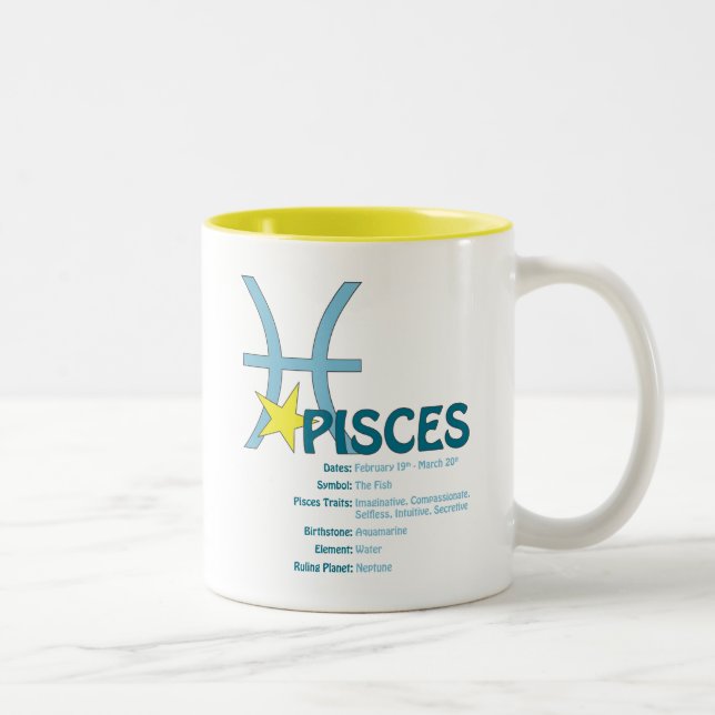 De Café Em Dois Tons Caneca dos traços dos peixes (Direita)