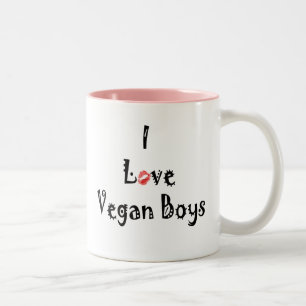 De Café Em Dois Tons Caneca dos Vegans do amor