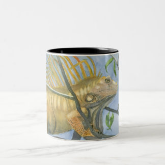 De Café Em Dois Tons Caneca Dourado da iguana