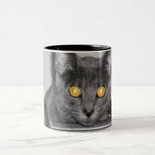 De Café Em Dois Tons Caneca Dourado obscura