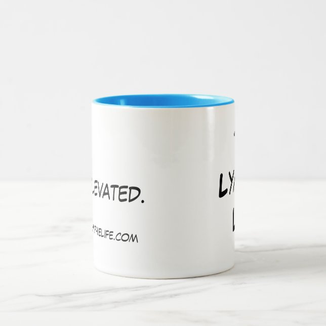 De Café Em Dois Tons Caneca elevado do Dois-Tom 11oz da estada (Centro)