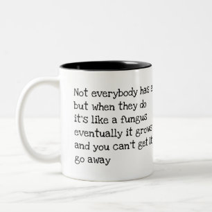 De Café Em Dois Tons Caneca engraçada da irmã
