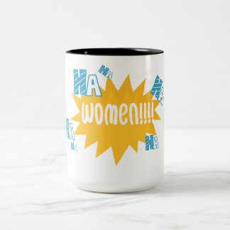De Café Em Dois Tons caneca engraçada, mulheres hahaha