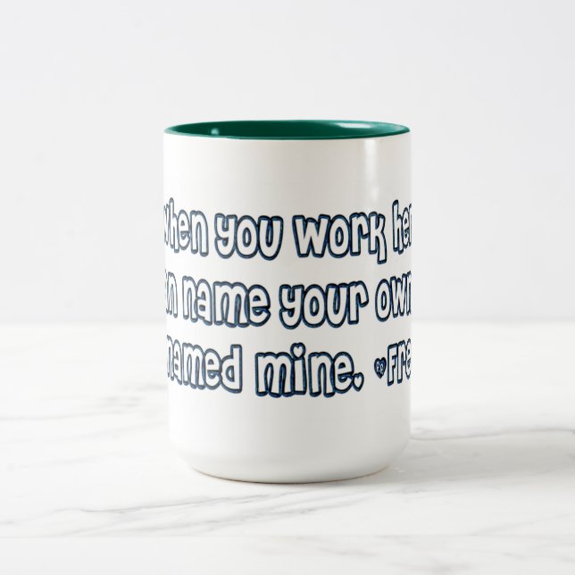 De Café Em Dois Tons Caneca engraçada para o chefe, secretário, (Centro)