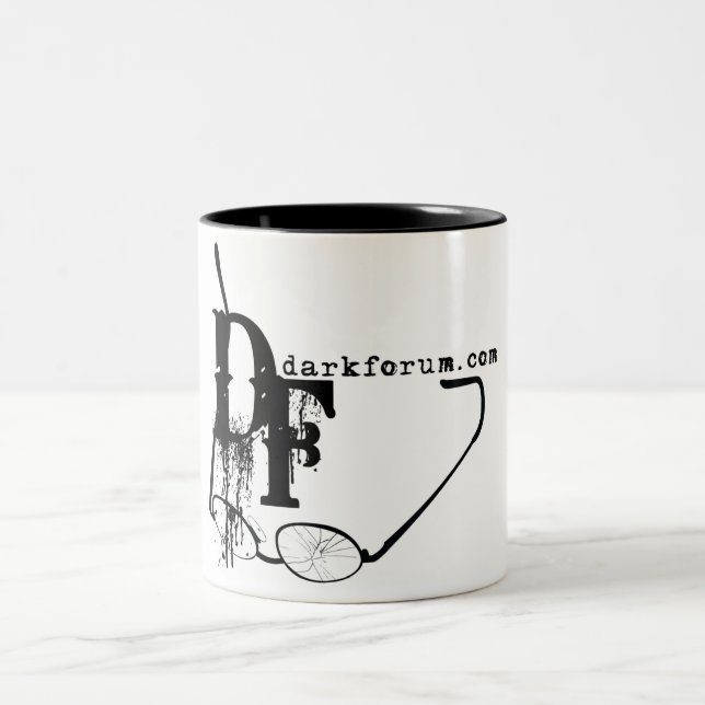 De Café Em Dois Tons Caneca escura dos fóruns (Centro)
