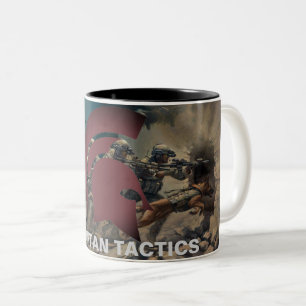 De Café Em Dois Tons Caneca espartano das táticas com art.