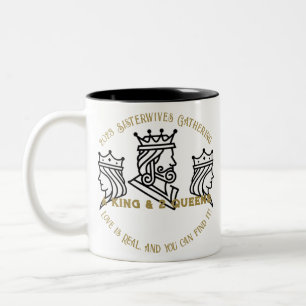 De Café Em Dois Tons Caneca (Esposas Irmãs)