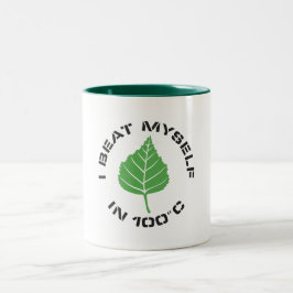 De Café Em Dois Tons Caneca Eu Me Bato Duas-Tons