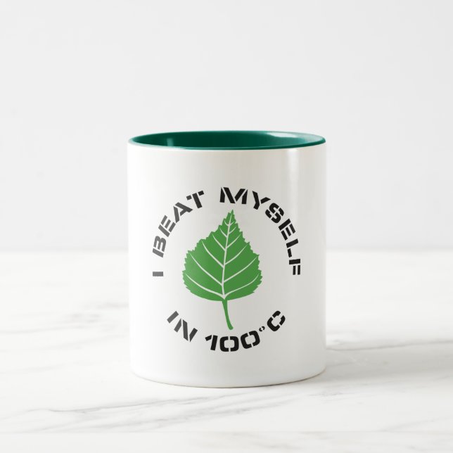 De Café Em Dois Tons Caneca Eu Me Bato Duas-Tons (Centro)