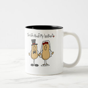 De Café Em Dois Tons Caneca Eu Sou Louca Pelo Meu Marido