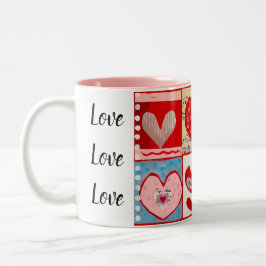 De Café Em Dois Tons Caneca Eu Te Amo