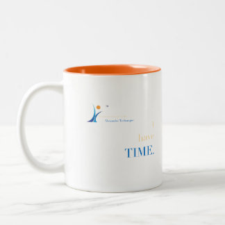 De Café Em Dois Tons Caneca - eu tenho o tempo