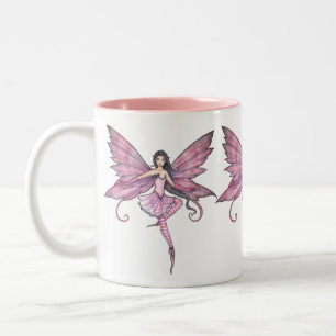 De Café Em Dois Tons Caneca Fada Dançante Rosa