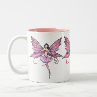 De Café Em Dois Tons Caneca Fada Dançante Rosa
