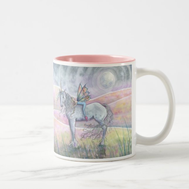 De Café Em Dois Tons Caneca Fada Unicórnio Colinas do Encantamento (Direita)
