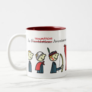 De Café Em Dois Tons Caneca Fantasias do Filho do Freud
