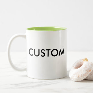 De Café Em Dois Tons Caneca feita sob encomenda do Dois-Tom 11oz -