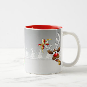 De Café Em Dois Tons caneca feita sob encomenda impertinente ou