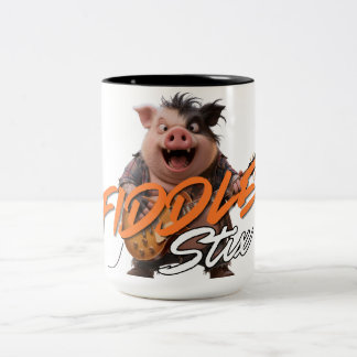 De Café Em Dois Tons Caneca Fiddle Stix 2