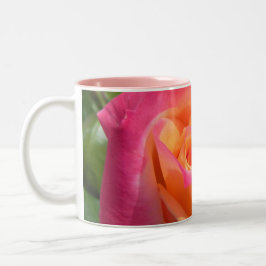 De Café Em Dois Tons Caneca floral