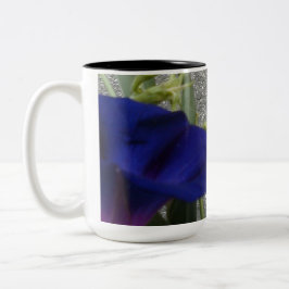 De Café Em Dois Tons Caneca floral bonita