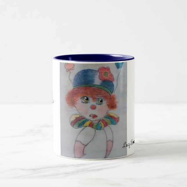 De Café Em Dois Tons Caneca fofa Pallacito (Centro)