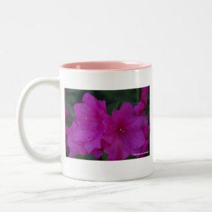 De Café Em Dois Tons Caneca fúcsia das azáleas