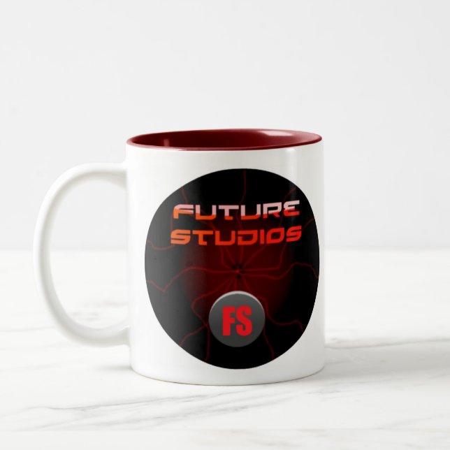 De Café Em Dois Tons Caneca futura dos estúdios (Esquerda)