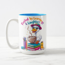 De Café Em Dois Tons Caneca Ganso Impulsionado pelo Aprendizado – Diver