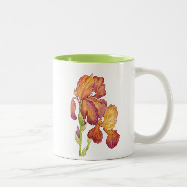 De Café Em Dois Tons Caneca Garden Iris (Direita)