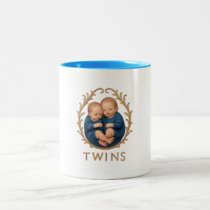De Café Em Dois Tons Caneca - Gêmeos