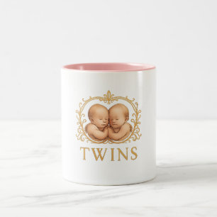 De Café Em Dois Tons Caneca - Gêmeos
