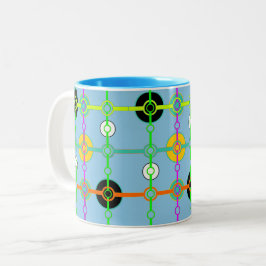 De Café Em Dois Tons Caneca Geo Futuro