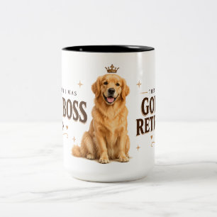 De Café Em Dois Tons Caneca Golden Retriever – Eu Pensava que Era o Che