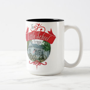 De Café Em Dois Tons Caneca GRANDE destro