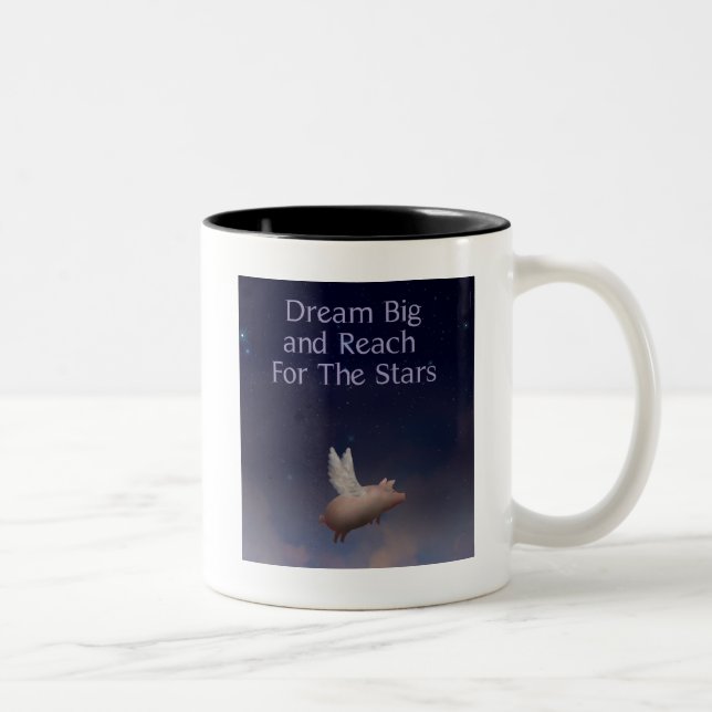 De Café Em Dois Tons caneca grande ideal (Direita)