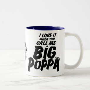 De Café Em Dois Tons Caneca grande II do Poppa