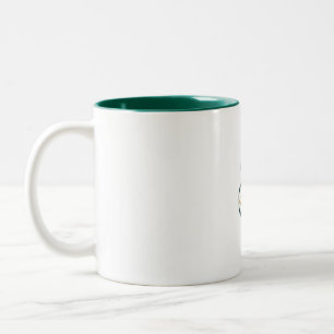 De Café Em Dois Tons Caneca Hajj Mabroor Verde e Dourada
