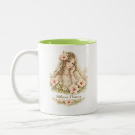 De Café Em Dois Tons Caneca Hibiscus Princess Angel