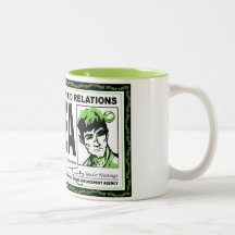 Caneca híbrida do crachá da terra HEA